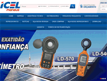 Tablet Screenshot of icel-manaus.com.br